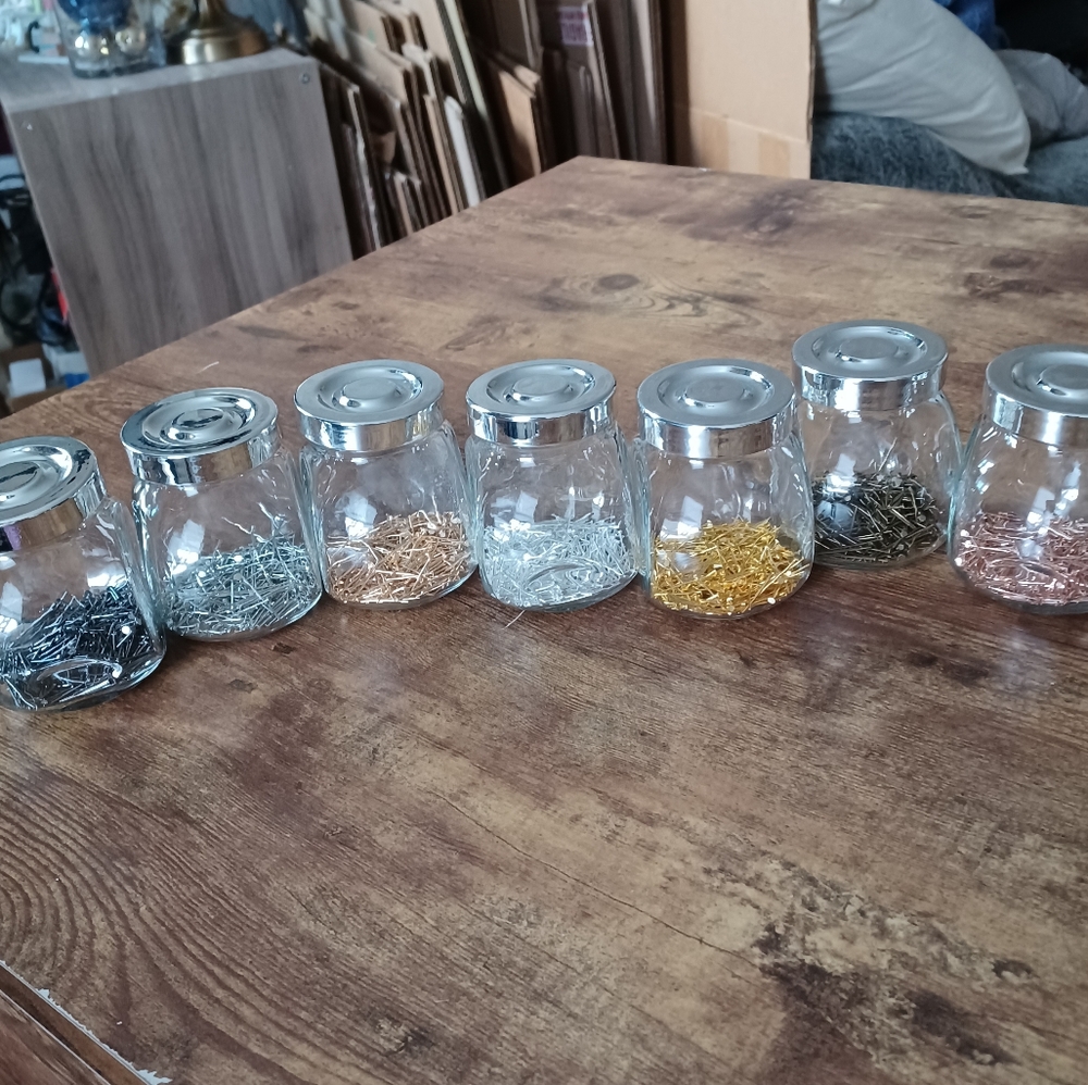 IKEA RAJTAN Spice jar, Glass, Aluminum Color 400.647.02, 1-Pack( 4-Count ),Clear - Picture 9 of 11
